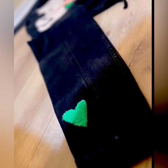 BLACK CROPPED FRAYED JEAN JACKET. - Picture 5 of 10